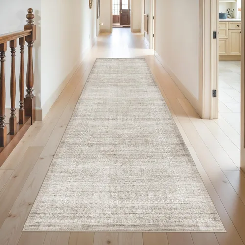 Miniatura 87 de HY HAO YUN LAI Alfombras antideslizantes para pasillos, alfombra lavable para pasillo, alfombra larga ultra suave para cocina, alfombras de acento