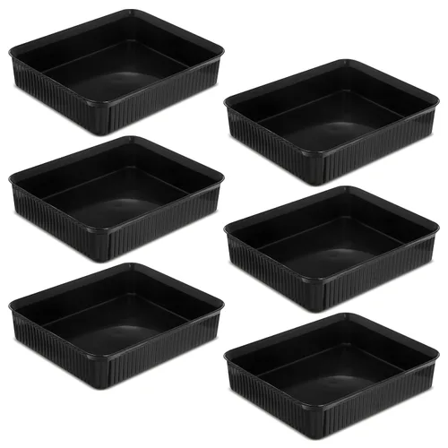 Miniatura 8 de Carlisle FoodService Products Black Deli Crock – 811203 Deli Tray for Refrigerator, Rectangular Food Storage for Cold Items, Commercial Buffet Use