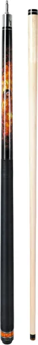 Miniatura 2 de ASKA Jump Break Cue Stick JBC Bola de fuego, construcción de 3 piezas, taco de salto/rotura. Punta de 0.512 in, arce canadiense Hard Rock