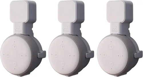 Miniatura 9 de Echo Dot Wall Mount El original Outlet Hanger Se adapta a Amazon Echo Dot 3ª generación Sin sonido amortiguado Parrilla de altavoces