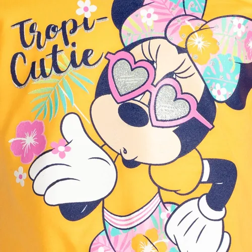 Miniatura 7 de Disney Minnie Mouse - Juego de camiseta y shorts para bicicleta
