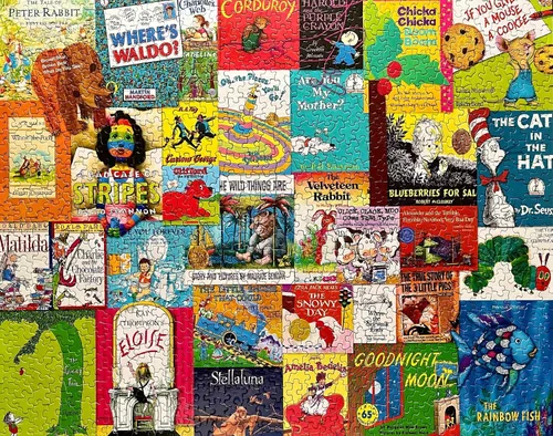 Miniatura 3 de Rompecabezas Springbok de 1000 piezas "Historias de la Infancia" para adultos y niños, con portadas de libros de algunas de tus tiendas favoritas