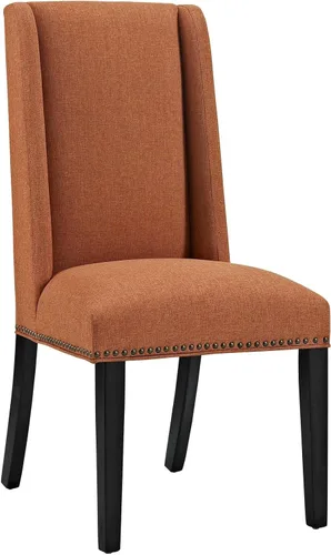 Miniatura 6 de Modway MO- Baron - Silla tapizada de madera con respaldo alto, diseño moderno, color beige