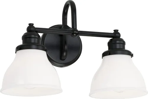 Miniatura 47 de Capital Lighting 621111PN-426 - Lámpara de pared de cristal transparente de mediados de siglo, 1 luz de 100 vatios, 10 pulgadas de alto x 6 pulgadas
