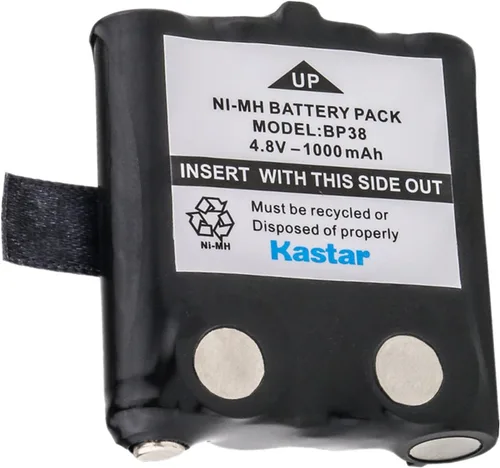Kastar Paquete de 1 batería de radio bidireccional Ni-MH 4.8V 1000mAh para Uniden BP38, BP-38, BP39, BP-39, BP40, BP-40, Uniden BT537, BT1013,