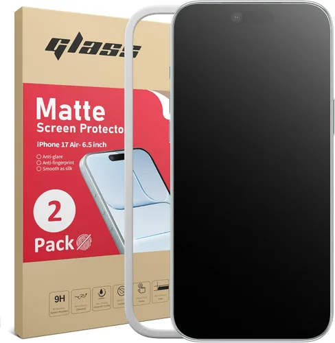 Miniatura 20 de Ambison Paquete de 2 Protectores de Pantalla Mate para iPhone 17 Pro Max de 6.9 pulgadas 2025, Antirreflejos y Antihuellas Dactilares, Sin Burbujas