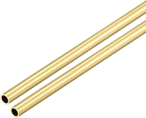 Miniatura 7 de uxcell Tubo redondo de latón, 11.811 in de longitud de 0.079 in de diámetro exterior de 0.020 in de grosor de pared, tubo recto sin costuras, 2