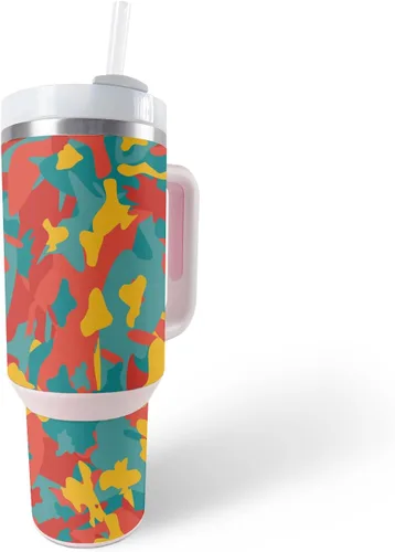 Miniatura 27 de MightySkins Skin - Vaso de vinilo compatible con Stanley The Quencher H2.0 FlowState de 40 onzas, mosaico de cebra, protectora, duradera y única