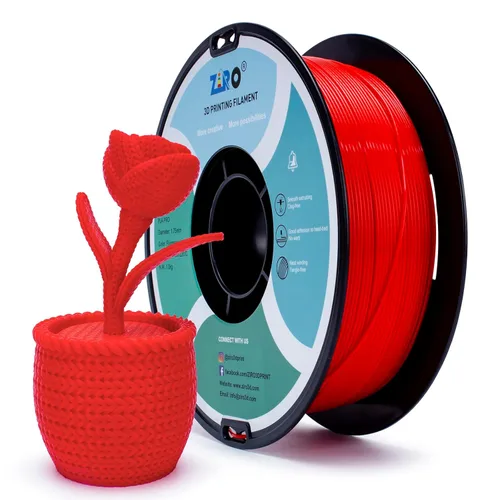 Miniatura 39 de ZIRO Filamento PLA fluorescente de 0.069 pulgadas, luminoso solo por luz UV, filamento de impresora 3D de efecto brillante, carrete de 2.2 libras
