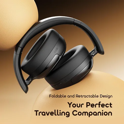 Miniatura 6 de Oraimo Auriculares inalámbricos con cancelación activa de ruido sobre la oreja Bluetooth, tiempo de reproducción de 65 horas, 3 modos