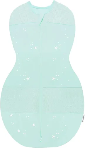 Miniatura 27 de Happiest Baby Sleepea - Manta de 5 segundos, 100 % algodón orgánico, diseñada por médicos que promueve el desarrollo saludable de la cadera, paquete