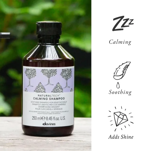 Miniatura 3 de Davines Champú calmante Naturaltech, limpieza suave mientras alivia la picazón en cuero cabelludo sensible, 8.45 onzas líquidas