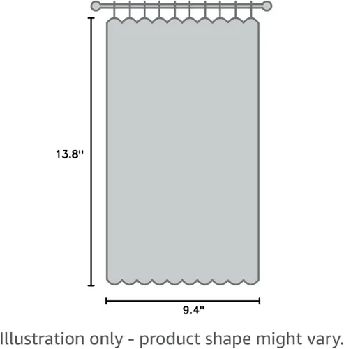 Miniatura 8 de HOMEIDEAS Cortinas opacas de color gris claro de 52 x 96 pulgadas de largo, 2 paneles de línea ondulada plateada con puntos impresos, pestaña