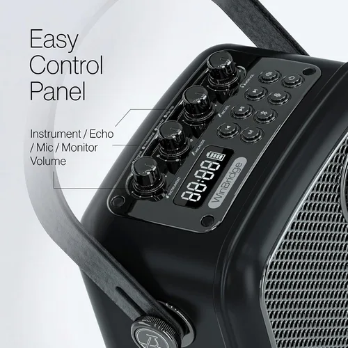 Miniatura 3 de Amplificador de voz de 70 W para profesores de enseñanza/hablar en público/altavoz PA portátil de metal de karaoke, micrófono inalámbrico de mano