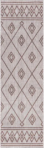 Miniatura 300 de Keen Home Design Alfombra de pasillo para exteriores, 26 x 119 pulgadas, lavable para interiores y exteriores, para patio, cocina, balcón, playa