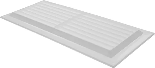 Miniatura 8 de Vent Systems Cubierta de ventilación de plástico blanco de 3 x 10 pulgadas (dimensiones de apertura), rejilla de retorno rectangular con pantalla