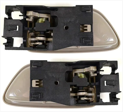 Miniatura 2 de 8076 - Juego de manijas de puerta para Toyota Sequoia 2001-2007, color beige para Toyota Sequoia 2001-2007; Toyota Tundra 2004-2006, solo cabina