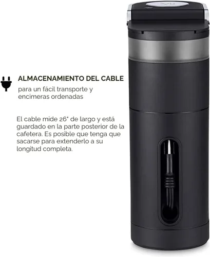 Miniatura 6 de Keurig K-Mini Plus - Cafetera de cápsulas K-Cup de una sola porción, con tamaño de preparación de 6 a 12 onzas, almacena hasta 9 cápsulas