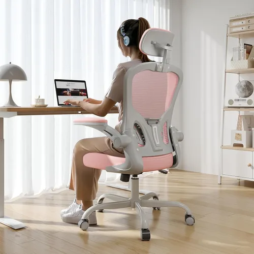 Miniatura 13 de Silla de oficina ergonómica, capacidad de 330 libras, silla de computadora con respaldo alto para largas horas, cómoda, silla ejecutiva giratoria