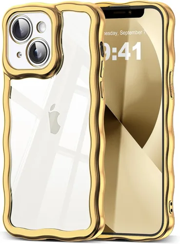 Miniatura 127 de SKYLMW Compatible con iPhone 6s Plus/6 Plus Case de 5.5", Linda Kawaii Marco Ondulado Rizado Forma de Marco Funda de Silicona Suave Resistente a