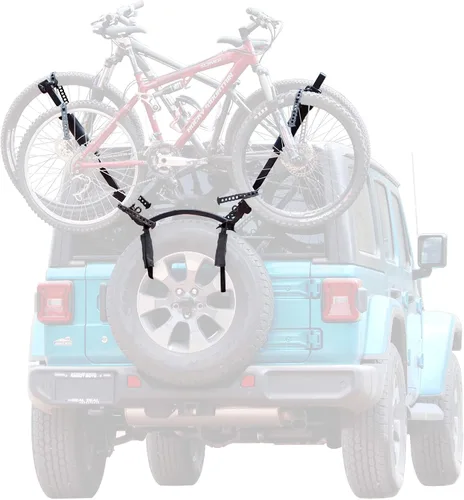 Miniatura 2 de Let's Go Aero TireBiter 2-Bike VRack Carrier para neumáticos de repuesto Compatible con cámara de respaldo (modelo B00987)
