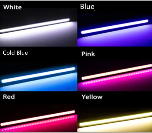 Miniatura 2 de BININBOX Luces LED COB superbrillantes de 6 W para coche de 12 V para conducción de niebla DRL luz diurna lámpara impermeable delgado paquete de 2