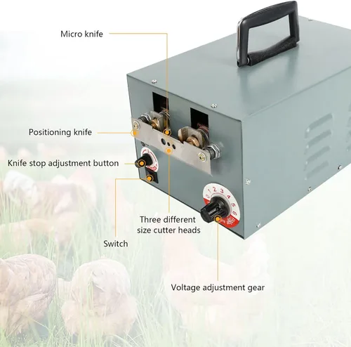 Miniatura 5 de Máquina de debeaking de pollo Actualización automática Máquina de debeaking eléctrica de pollo Máquina Debeaker de pollo Equipo de corte