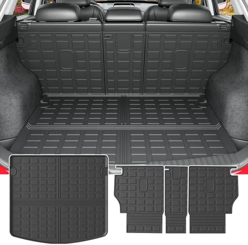 Alfombrilla de carga Powoq Compatible con Mazda CX-5 2023-2025, alfombrilla TPE para maletero, respaldo para maletero, alfombrilla de reemplazo para