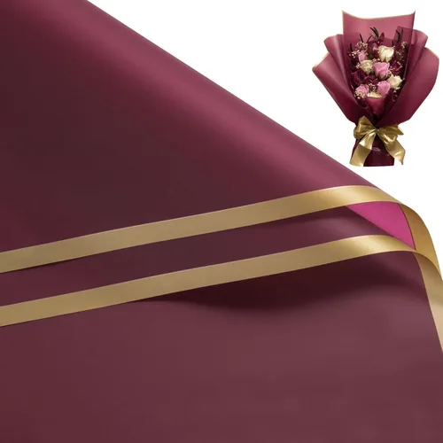 Miniatura 28 de RUSPEPA 20 Hojas de Papel para Envolver Flores, Papel para Envolver Ramos Florales Impermeable, Papel de Embalaje para Suministros de Floristería