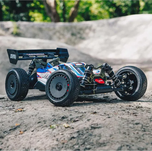 Miniatura 4 de ARRMA RC Car 1/8 TLR Tuned Typhon 6S 4WD BLX Buggy RTR (batería y cargador no incluidos), rojo/azul, ARA8406, Coches, Kit eléctrico Otros
