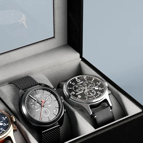 Miniatura 6 de ProCase Paquete de caja de reloj con caja de reloj de 6 ranuras