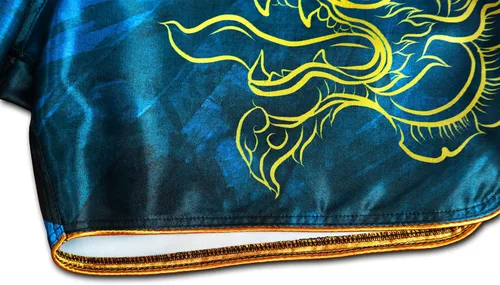 Miniatura 3 de Muay Thai Shorts Kickboxing Martial Arts Combat Fight MMA UFC Boxer Boxing Trunks unisex, Blanco
