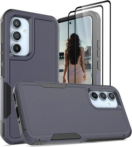 Miniatura 238 de Jeylly Compatible con Samsung Galaxy A22 5G Funda, Funda Samsung A22 5G con 2pcs protectores de pantalla de vidrio templado