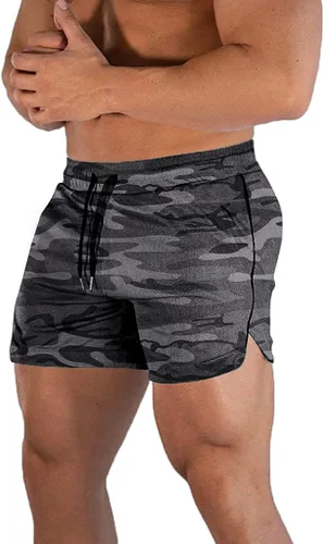 Miniatura 21 de EVERWORTH Pantalones cortos deportivos para hombre, pantalones cortos de entrenamiento para gimnasio, pantalones cortos casuales para correr