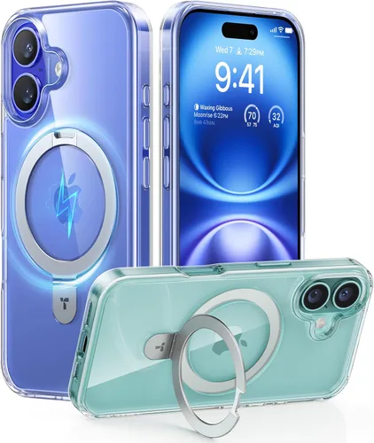 Miniatura 28 de TORRAS Funda magnética para iPhone 13 Pro Max de 6.7 pulgadas [compatible con Magsafe] con soporte, [protección contra caídas de grado militar] a