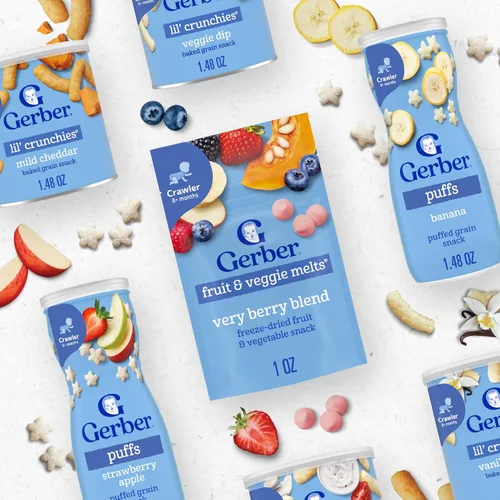 Miniatura 9 de Gerber Graduates Little Crunchies Aperitivos de maíz de grano entero, paquete variado, 1,48 onzas (Paquetes de 6)