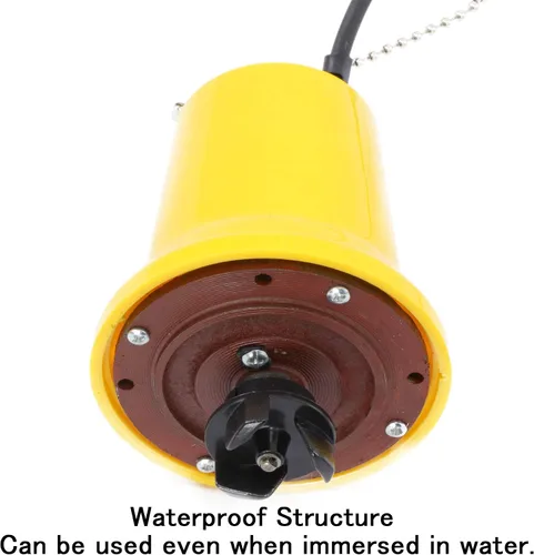 Miniatura 3 de Sutekus Bomba sumergible pequeña 12V para bombear y drenar agua de mar Tarifa máxima de descarga 70 l/min