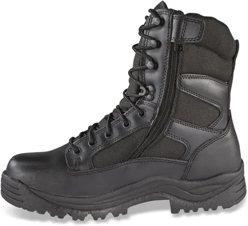 Miniatura 4 de HQ ISSUE Botas tácticas clásicas impermeables de 8 pulgadas con cremallera lateral para hombre