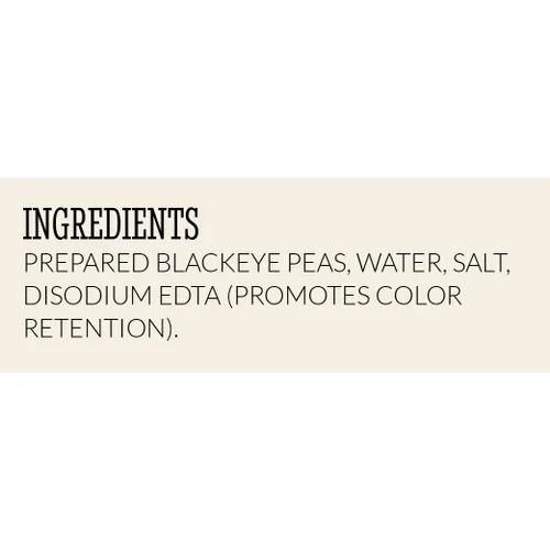 Miniatura 11 de BUSH'S BEST Guisantes Blackeye enlatados de 15.8 onzas, fuente de proteína y fibra a base de plantas, bajo en grasa, sin gluten, (paquete de 12)