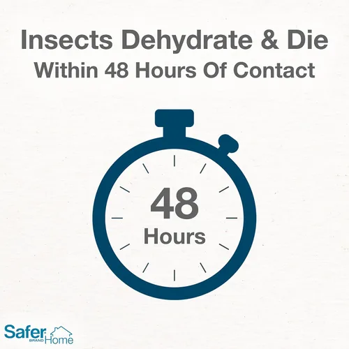 Miniatura 3 de Safer Home Ant & Crawling Insect Killer - Tierra de diatomeas - SH5168-Botella acolchada de 7 onzas para matar insectos - Listado OMRI - Mata