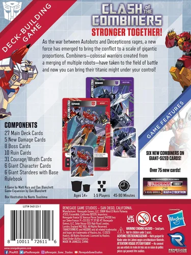 Miniatura 3 de Renegade Game Studios Transformers Deck Building Game Clash of the Combiners Expansión