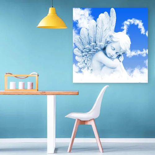 Miniatura 2 de wall26 Lienzo decorativo para pared, imágenes de ángeles, decoración de pared para el hogar, dormitorio, sala de estar, pinturas en lienzo