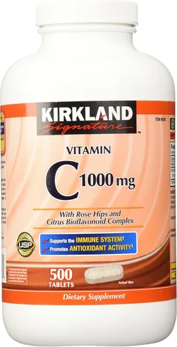 Miniatura 3 de Kirkland Vitamina C (500 mg), Naranja Ácida, Tabletas Masticables, 500 Unidades (Paquete de 2)