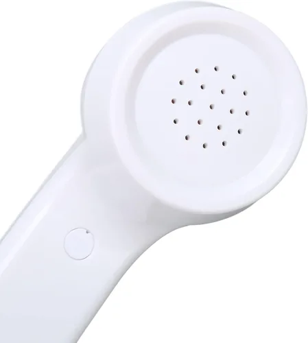 Miniatura 8 de Auricular retro para teléfono, receptor de teléfono celular, receptor de teléfono celular multifunción a prueba de radiación con enchufe de sonido