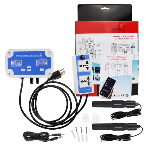 Miniatura 3 de Controlador inteligente de pH/ORP con monitoreo y dosificación remota a través de aplicación, medidor 3 en 1 de pH/ORP/Temp con sondas reemplazables