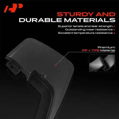 Miniatura 5 de A-Premium Aletas de barro compatibles con Ford F-150 2015-2020, no requiere perforación, protectores de lodo con accesorios de hardware, juego de 4