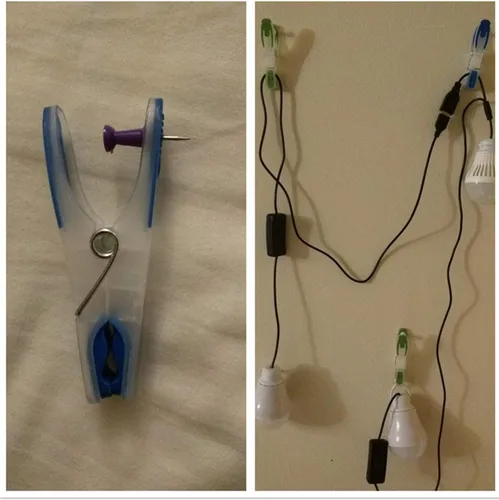 Miniatura 5 de Clips de plástico resistentes antideslizantes para secar la ropa, pinzas resistentes para viajes, paquete de 24