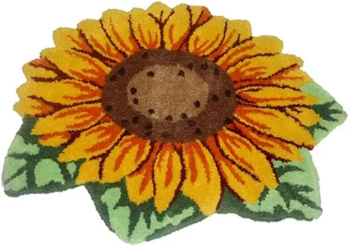 Miniatura 7 de Judy Dre am Alfombra de área con forma de flores de loto rosa, alfombra suave para bañera, cocina, baño, dormitorio, exterior, interior, 31 x 22