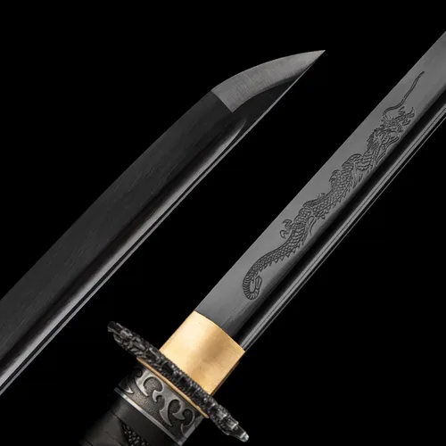Miniatura 5 de Espada katana japonesa hecha a mano, auténtica, forjada a mano, espadas samurai de acero de alto carbono 1060 para artes marciales, colección