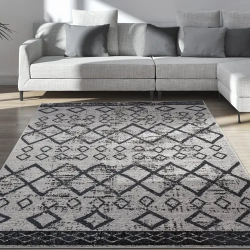 Miniatura 23 de Antep Rugs - Alfombras antideslizantes de 2 x 7 pies (antideslizante) con parte trasera de goma, de estilo antiguo, bohemio, marroquí y con pelo Azul